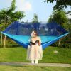 600lbs Load 2 Persons Hammock with Mosquito Net – Portable Nylon Swing Bed