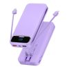 12000mAh Portable Charger Power Bank With Built In Cables