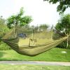 600lbs Load 2 Persons Hammock with Mosquito Net – Portable Nylon Swing Bed