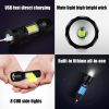 Mini Torch LED Rechargeable Flashlight – Portable USB Camping Lantern