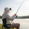 Mosquito Net Hat with Fan Built