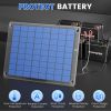 Solar Panel Car Battery Charger – Portable Waterproof 12V Trickle Battery Maintainer