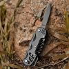 1pc 16-in-1 Multifunctional Pocket Knife Set with Keychain Holder