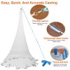6ft/8ft Radius Fishing Cast Net