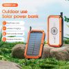 Portable Charger, 10000mAh Power Bank with USB-C Cable for Travel, Fast Charging Battery Pack for iPhone