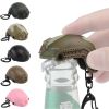 Mini Helmet Bottle Opener Keychain