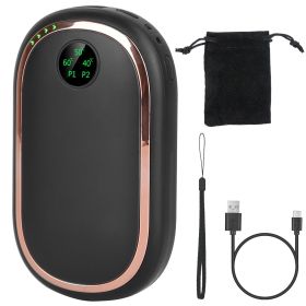 Rechargeable Hand Warmer3 Levels (Color: Black)