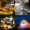 LED Solar Camping Light – USB Rechargeable Tent Lantern Bulb