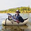 Inflatable Float Tube with Pump Storage Pockets and Fish Ruler