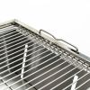 Portable charcoal barbecue set