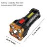 5 LED  USB Rechargeable Strong Light