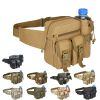 Tactical Waist Bag With Water Bottle Holder For Outdoor Traveling Camping Hunting Cycling