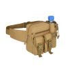 Tactical Waist Bag With Water Bottle Holder For Outdoor Traveling Camping Hunting Cycling