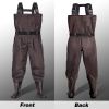 BELLE DURA Fishing Waders – Waterproof Lightweight Nylon Bootfoot Waders for Men and Women