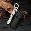 Stainless steel compact folding knife