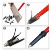 Four-Section Curved Handle Trekking Pole
