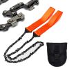 25.5 inches Portable Hand Saw Survival Gear with Black Holster