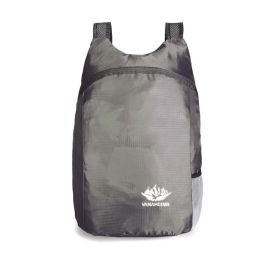 20L Unisex Lightweight Backpack (Color: grey)