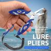 Luya Pliers Stainless Steel Curved Mouth – Multi-Functional Fishing Line Scissors