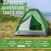 2 Person Camping Tent with Rain Fly and Carrying Bag