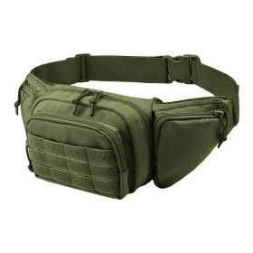 Nylon Camping Belt Bag (Color: ArmyGreen)
