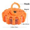 3/6/8 PACK  Roadside Safety Puck With Magnet Hook