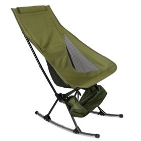 Portable Camping Rocking Chair (Option: CampingChairGreen)