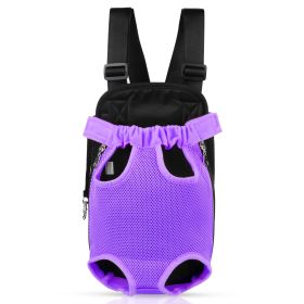Dog Carrier Backpack (Option: PetCarryBagPurpleS)