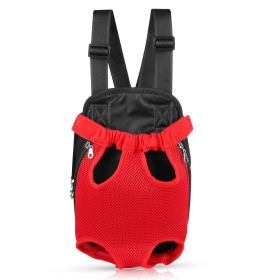 Dog Carrier Backpack (Option: PetCarryBagRedS)